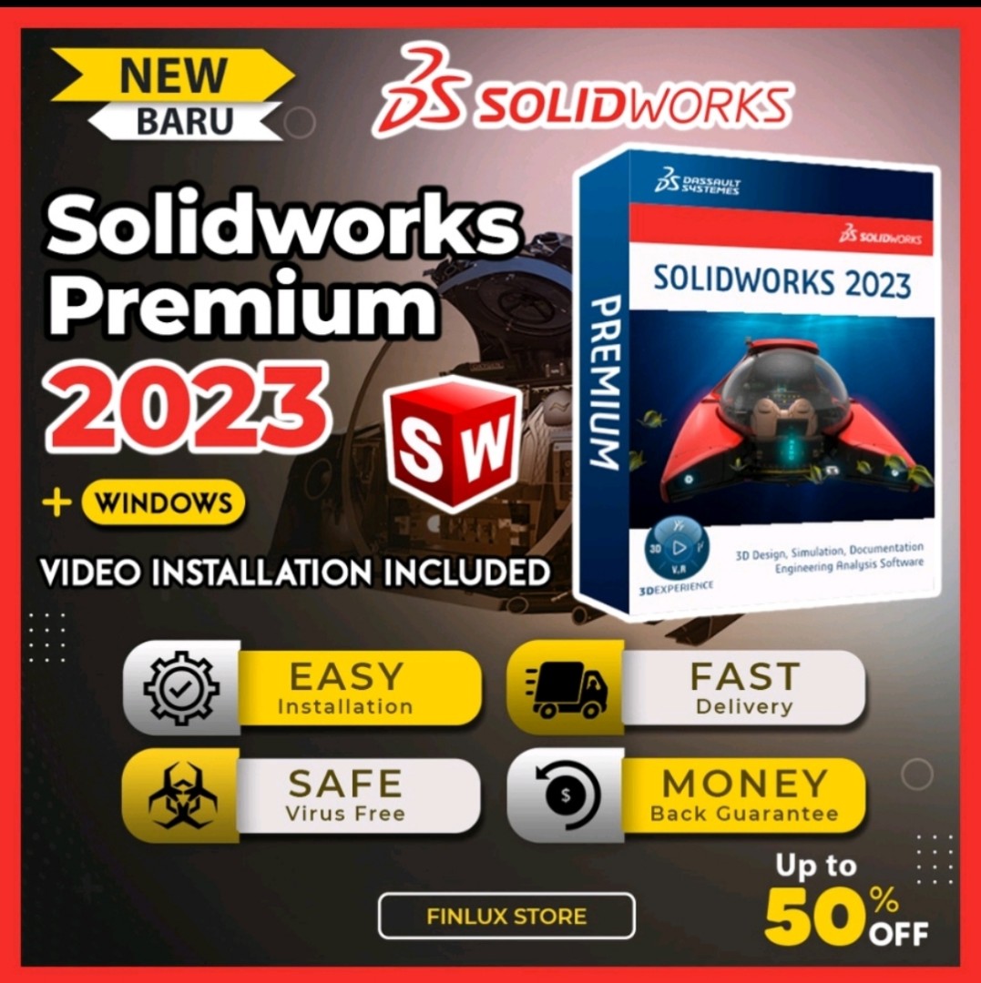 Solidworks 2023 / 2022 / 2021 Lifetime, Computers & Tech, Parts