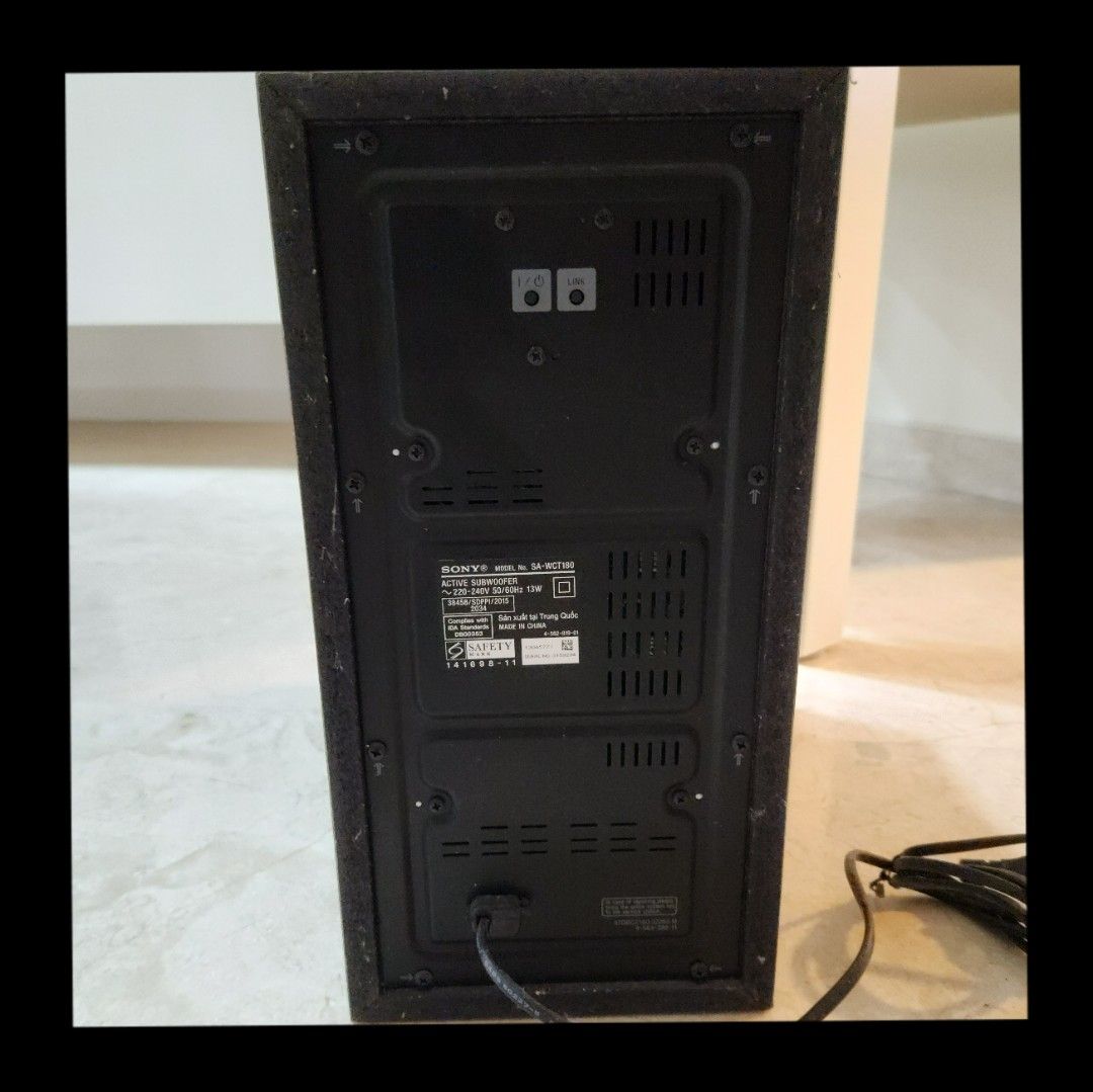 Sony subwoofer and soundbar (nonfunctional), Audio, Soundbars