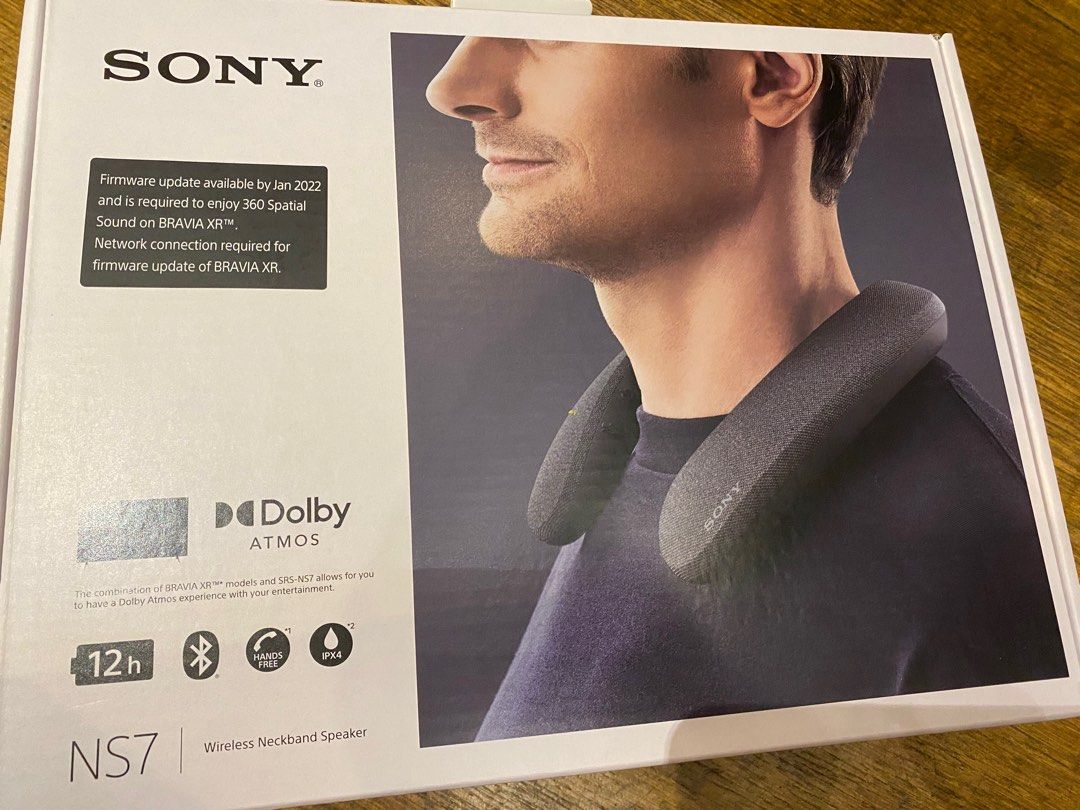 Sony Wireless Neckband Speaker SRS NS7, Audio, Other Audio Equipment