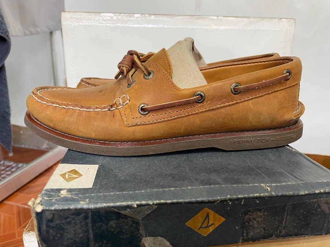 Sperry gold discount cup tan gum