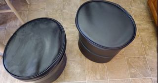 Steelcase crushed can stools