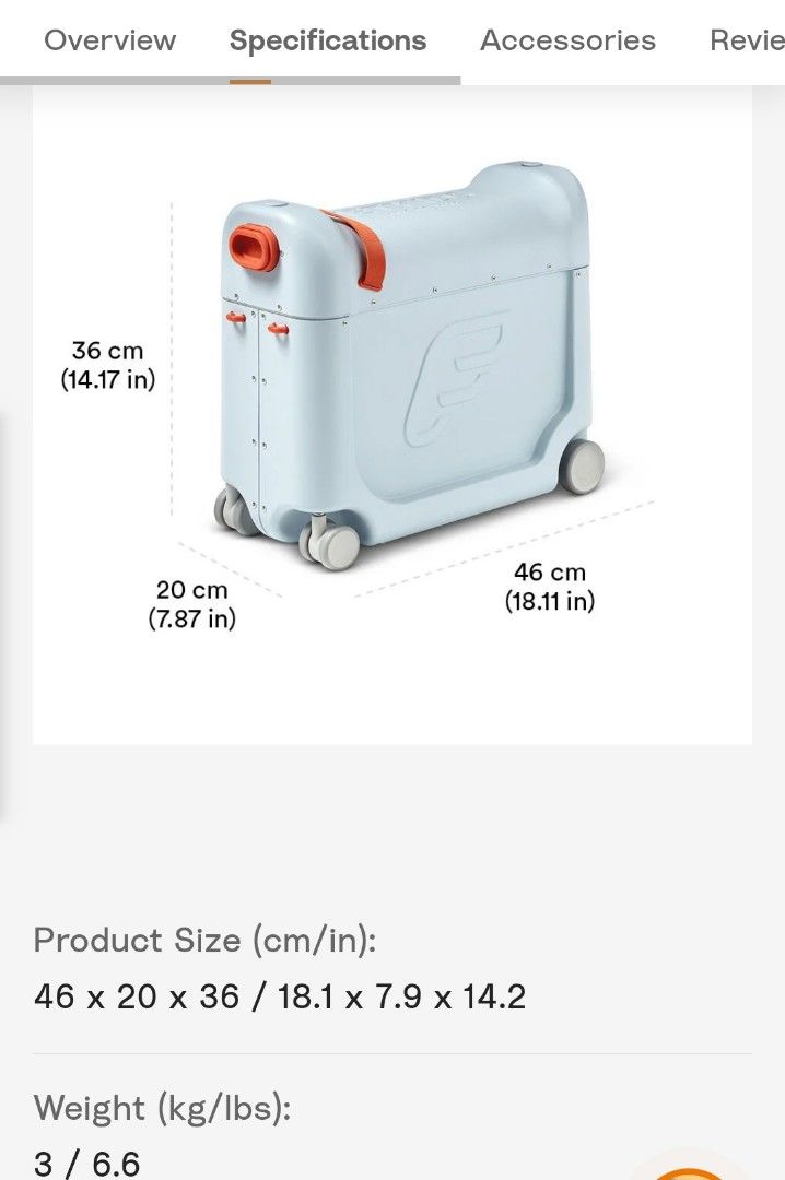 Stokke Jetkids Bedbox V3 (Blue Sky), Babies & Kids, Going Out, Other