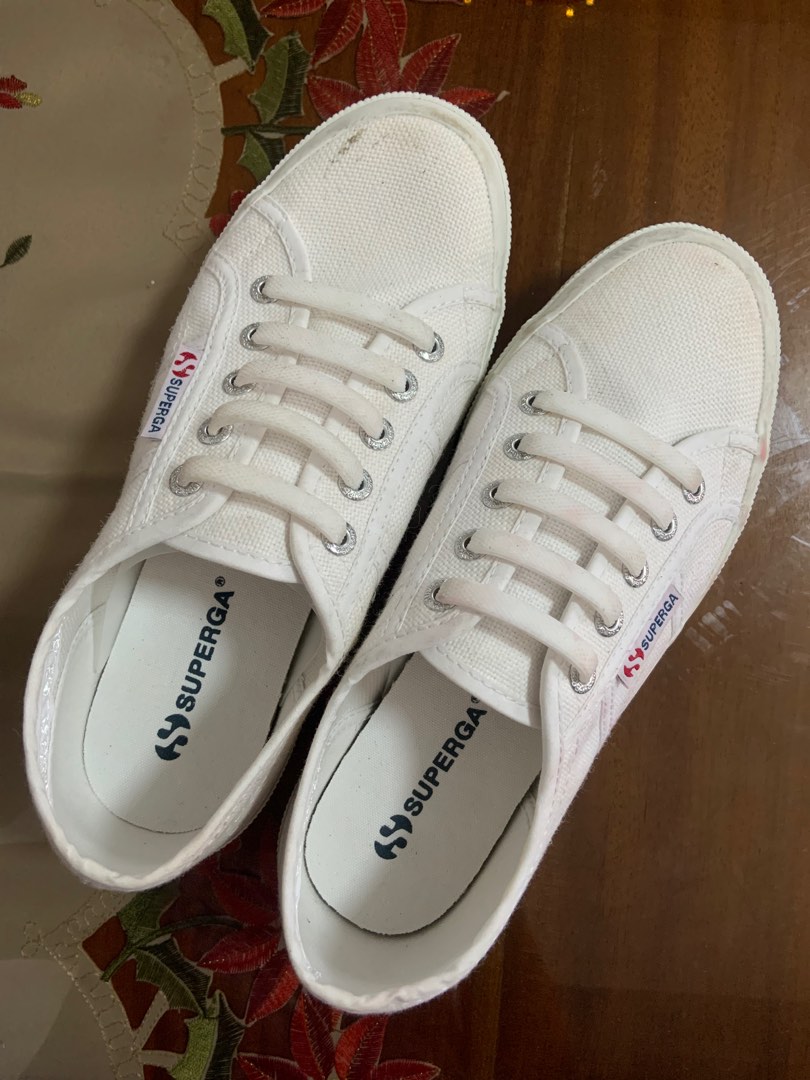 Superga 2750 Lamew White Sneakers Women s Fashion Footwear