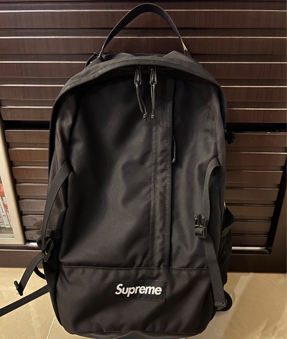 Supreme backpack 44th 18ss blk wtaps dcdt, 男裝, 袋, 背包- Carousell