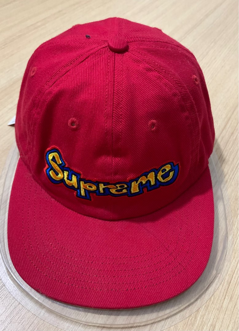 Supreme Gonz Logo 6-Panel Red, Men's Fashion, Watches