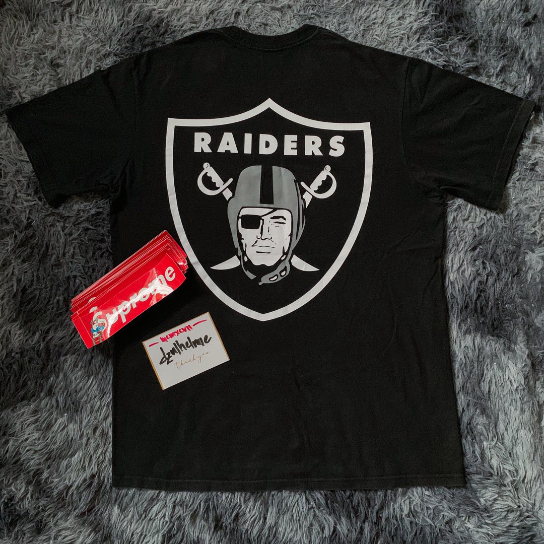 Supreme raiders sale t shirt