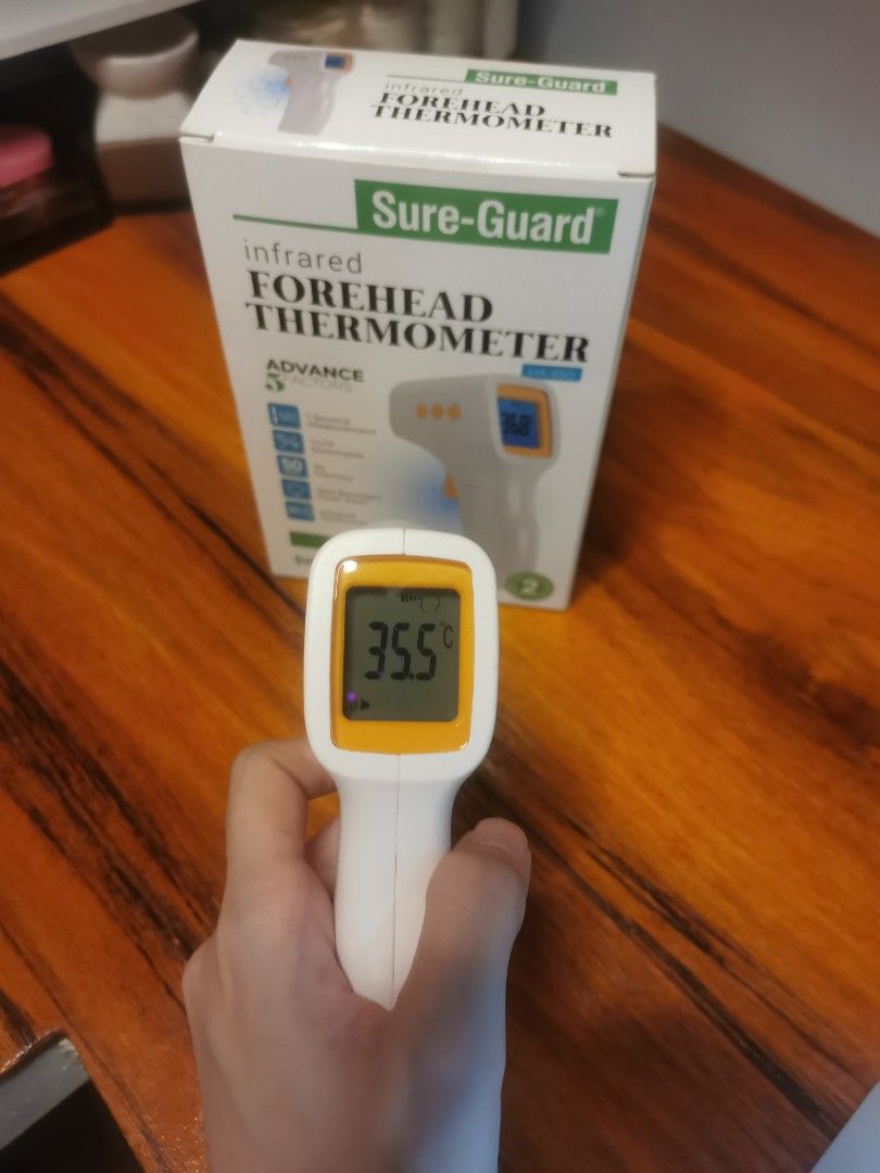 SureGuard Forehead Thermometer, Health & Nutrition, Thermometers on