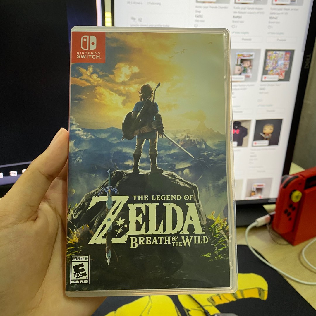 Switch game zelda breath of the wild, Video Gaming, Video Games