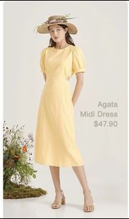 TCL Agata Midi Dress in Sunshine