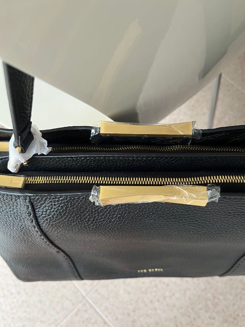 Camieli faceted bow leather tote bag discount
