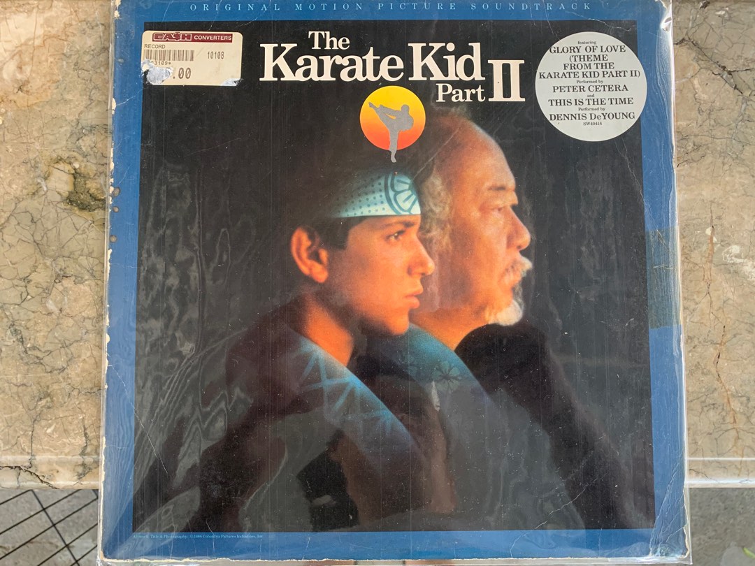 The Karate Kid II OST LP vinyl Plaka, Hobbies & Toys, Music & Media, Vinyls on Carousell