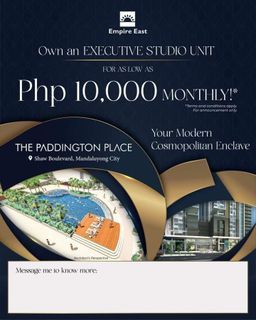 THE PADDINGTON PLACE PRE-SELLING IN MANDALUYONG