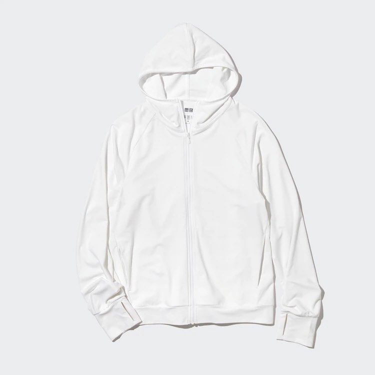 White zip clearance up jackets