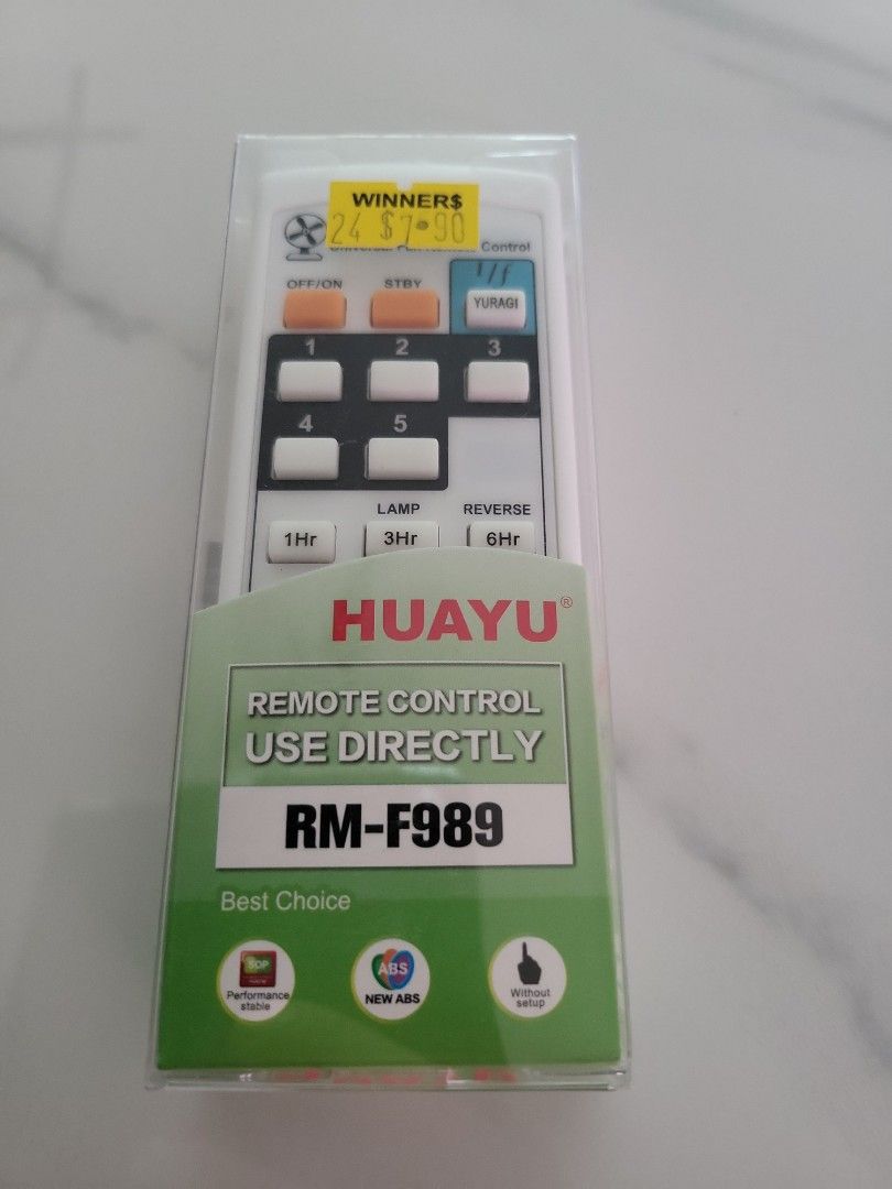 Universal fan remote control, Furniture & Home Living, Lighting & Fans ...