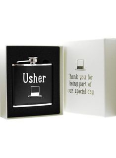 Usher Stainless Steel Flask