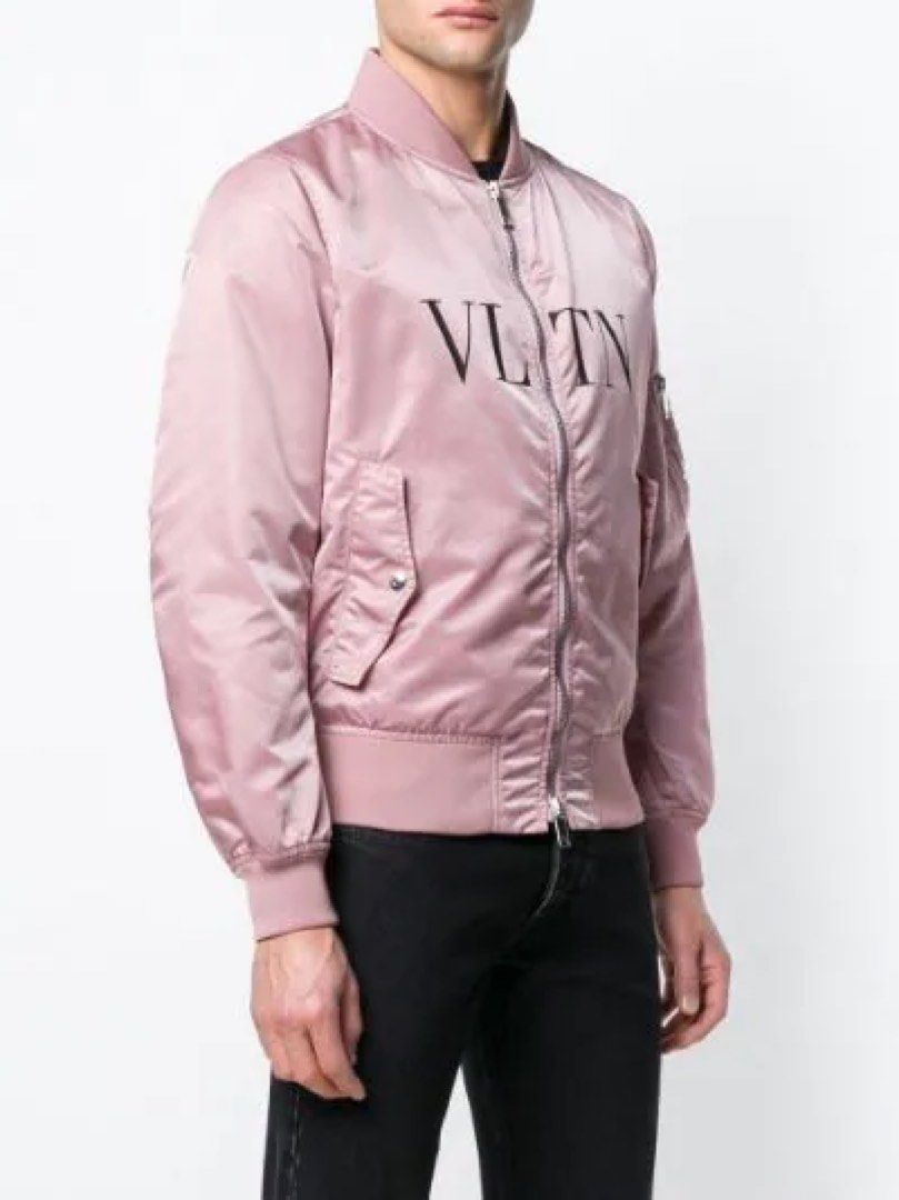 valentino pink bomber jacket