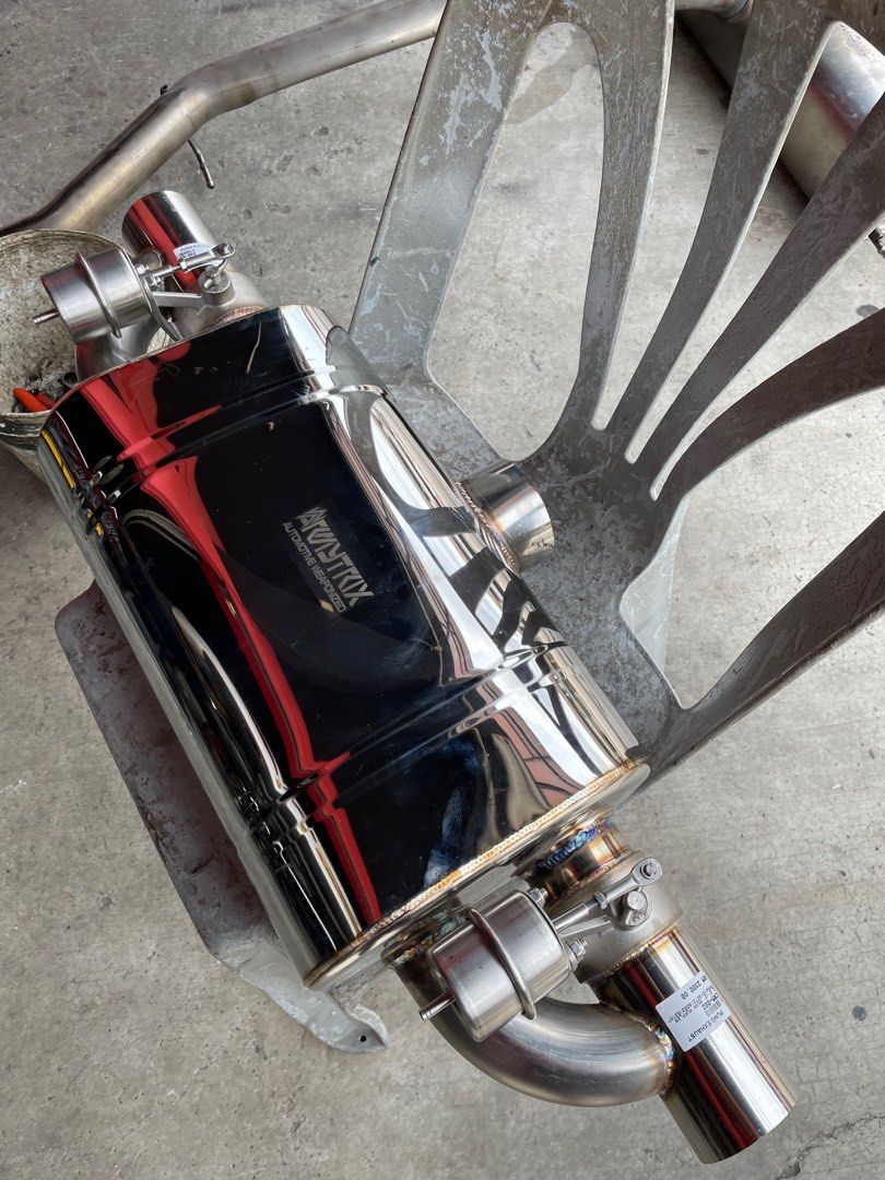 Remote controlled valvetronic exhaust muffler universal amytrix rep