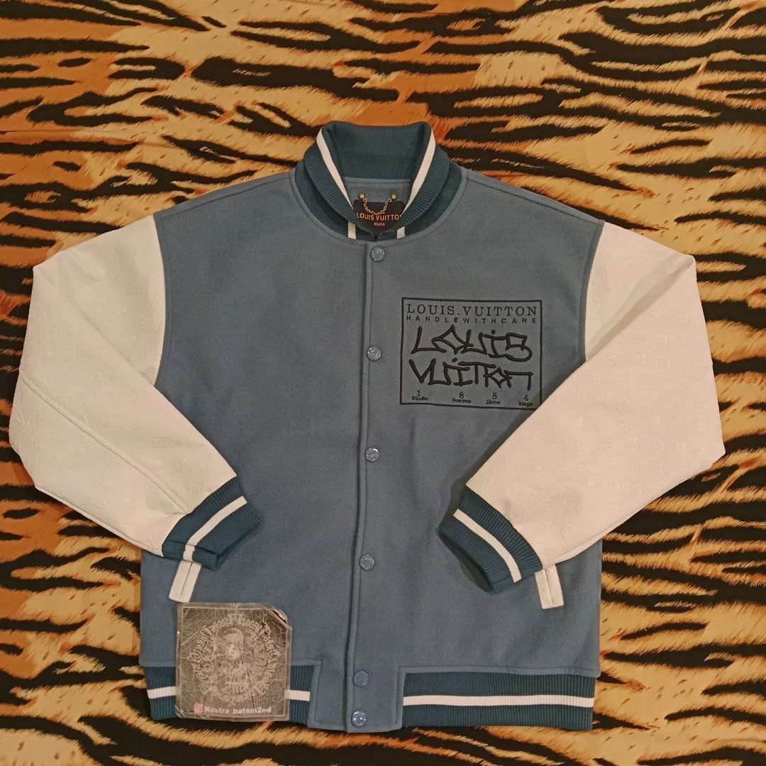 Louis Vuitton Varsity Jacket  Jaket, Model pakaian, Pakaian