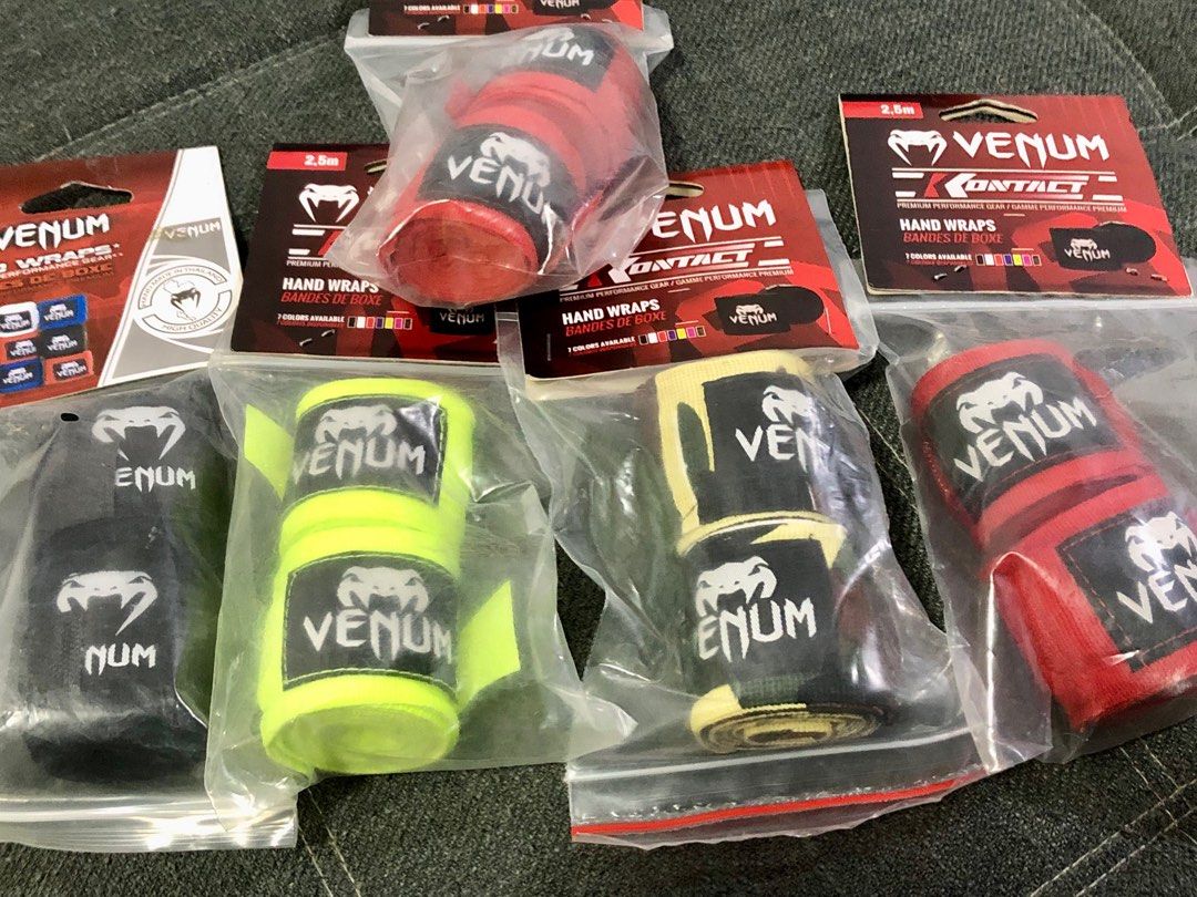 VENUM HAND WRAPS 2.5 Meters, Sports Equipment, Sports & Games, Combat