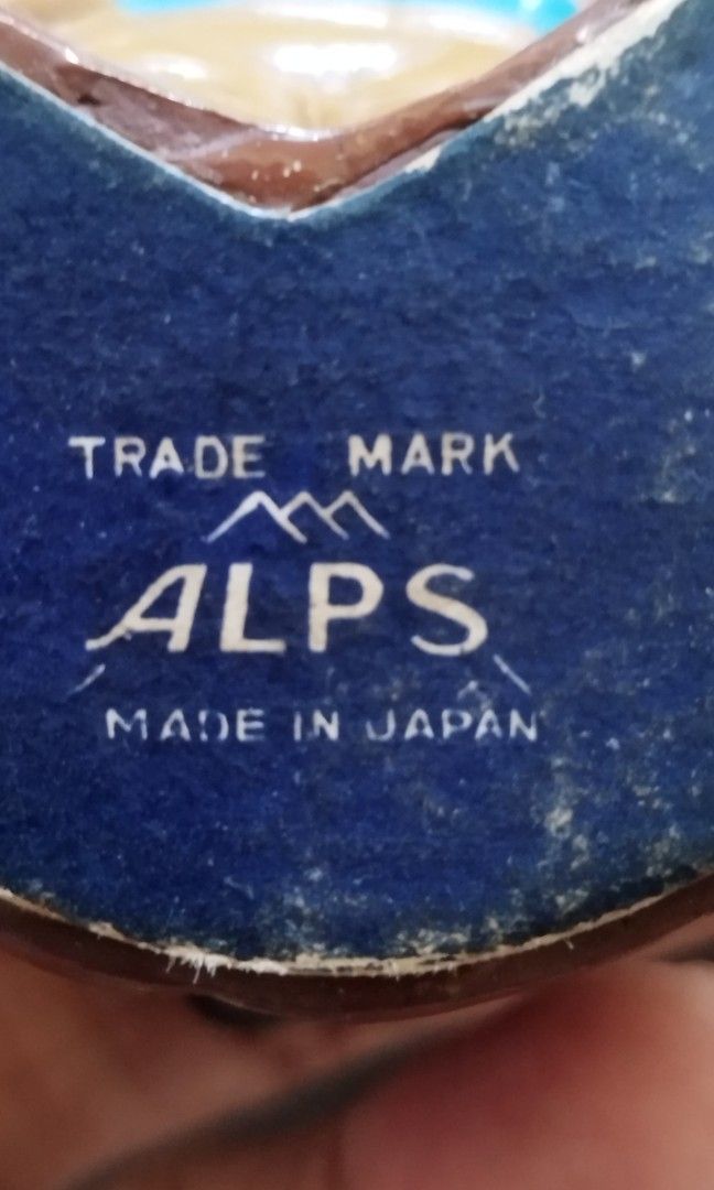 ALPS JAPAN JOUET ANCIEN WIND UP WALKING TOY BEARDIE AVEC SA BOITE