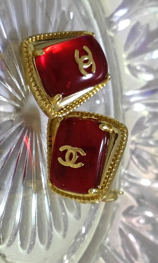 Vintage chanel earrings for sale top