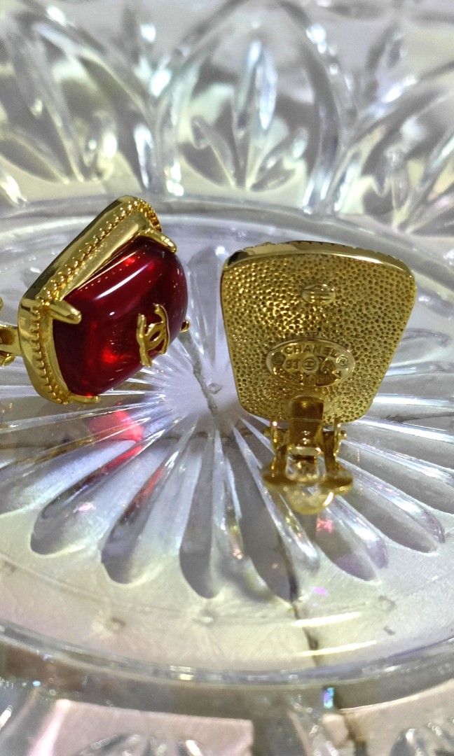 SALE Vintage Chanel Earrings Luxury Accessories on Carousell