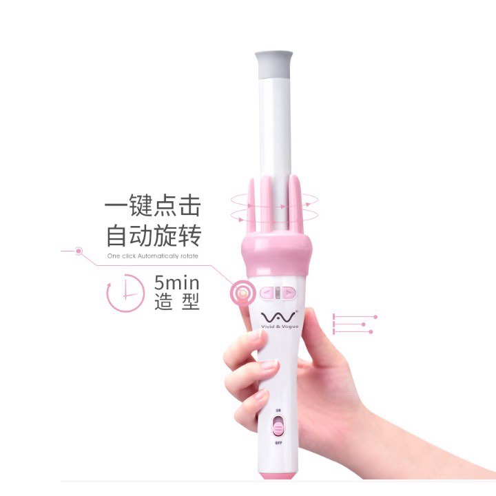 Vivid and vogue automatic curler on sale