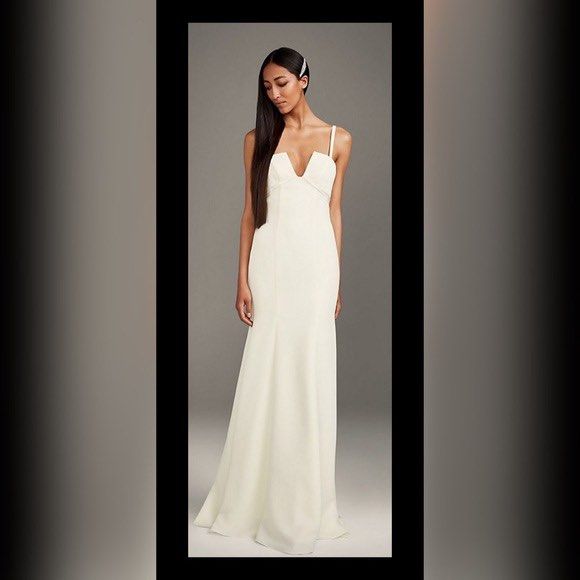 Vera wang simple wedding dress top