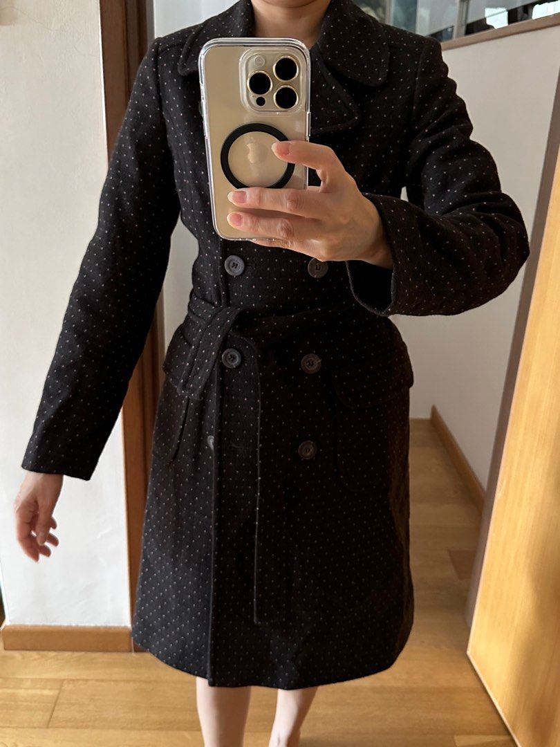 Warehouse outlet wool coat