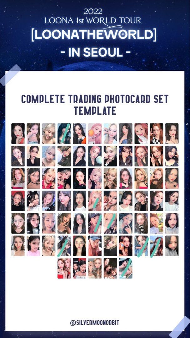 WTS] Loona LOONATHEWORLD trading card, Toys & Collectibles, Fan