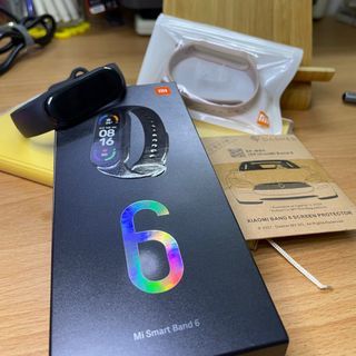 Xiaomi Miband Series 6 with strap and screen protectors