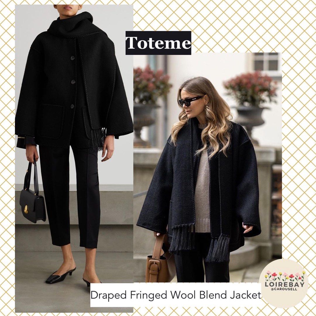 Toteme wool jacket store
