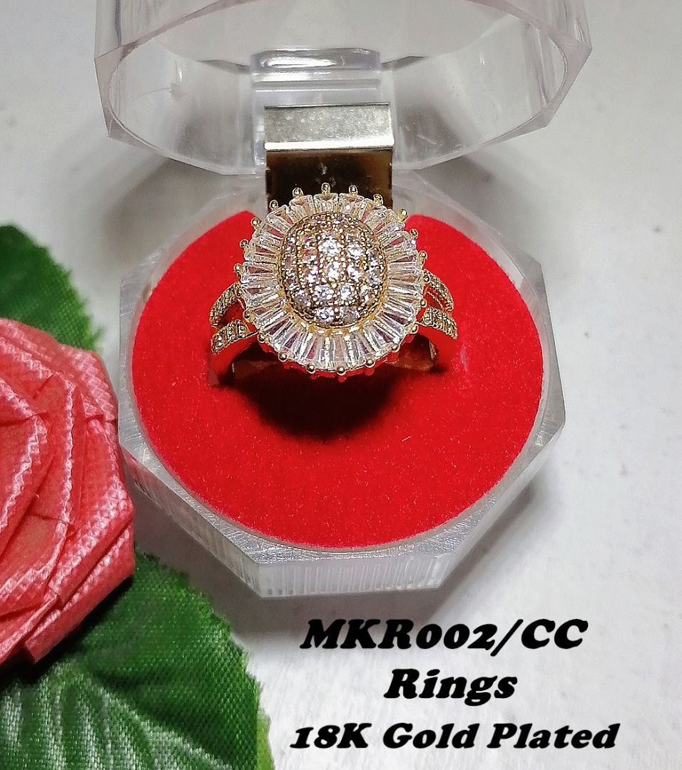 Cincin outlet gold plated