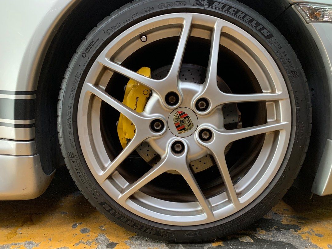 19” Porsche 997 rims, Car Accessories, Tyres & Rims on Carousell