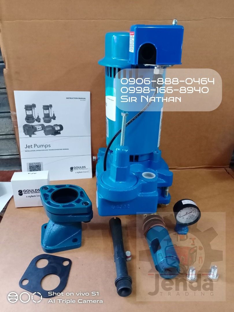 1HP Goulds USA Deep Well Pump (Category: Hose and Watering Devices) located in Manila. Submitted by trading.jenda11 (Listing ID 1201029599, Image 2). Description: Complete Address @ #1049 D.Gomez St. Corner C.Namie St. Obrero Tondo Manila, Near R.Papa LRT Station Company Name : Waze : JENDA TRADING We're Open 9am-5pm Monday to Saturday 0906-888-0464 0998-166-8940 Kindly Look for : sir Nathan Direct Supplier Viber Number : 0961-334-2661 FB Page : 