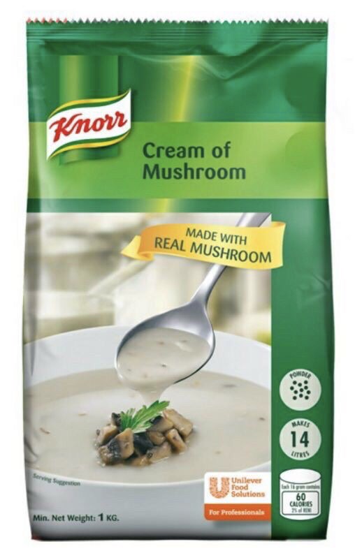 1kg Knorr Cream of Mushroom Powder Made with Real Mushroom, Food