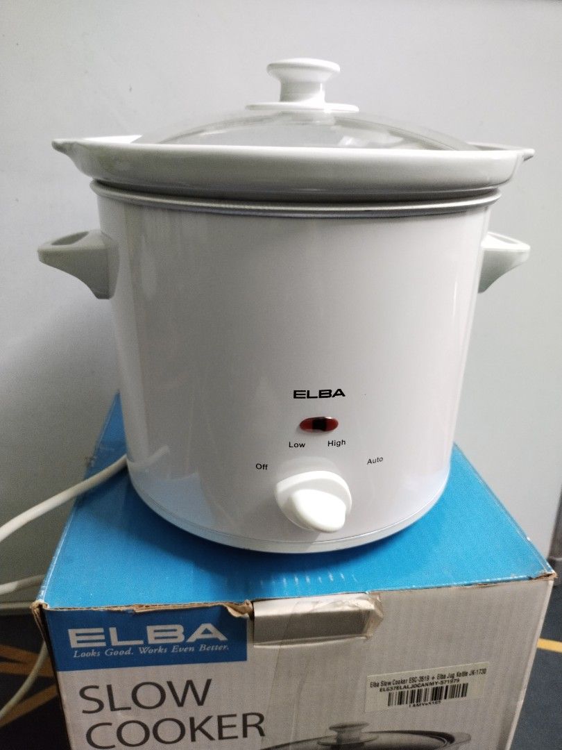Elba 6.5L Digital Slow Cooker with LCD + Variable Thermostat