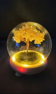 聖誕禮物--浪漫玻璃球水晶樹(加量)
