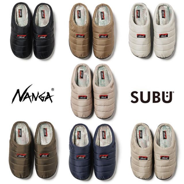 日本代購7色NANGA × SUBU TAKIBI WINTER SANDAL 2022 冬天輕量撥水保暖