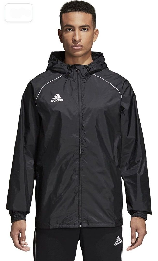 Adidas CORE18 RN JKT Black Rain Jacket S