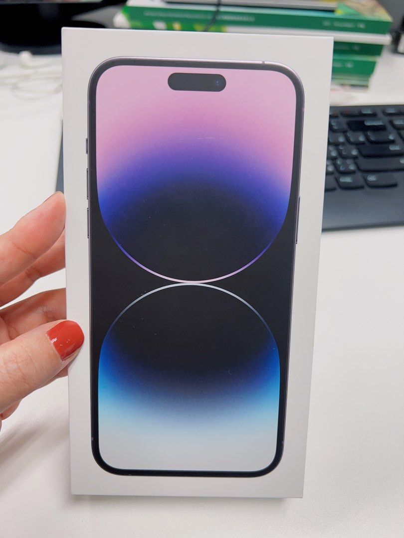 Iphone 14 Pro Max 1TB 紫色現貨未開封未激活，, 手提電話, 手機 