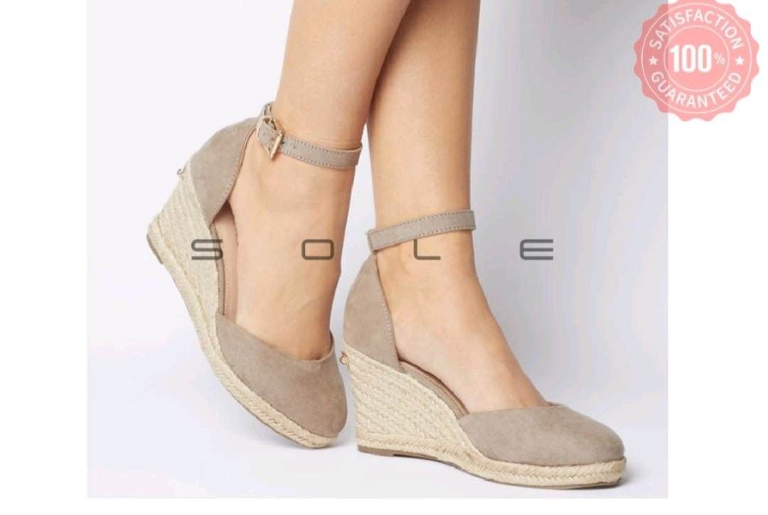 Abaca wedge sandals sale