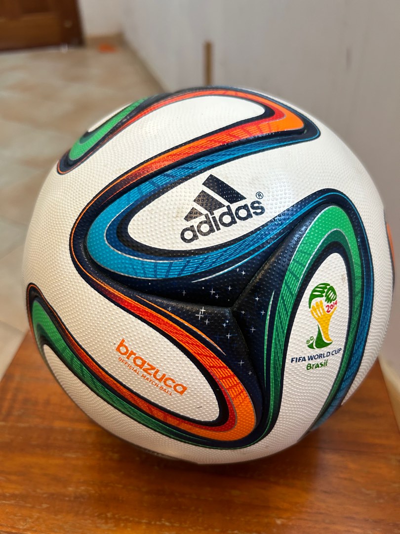 Adidas Brazuca Official Match Ball 2014 World Cup, Sports Equipment, Sports  & Games, Racket & Ball Sports on Carousell