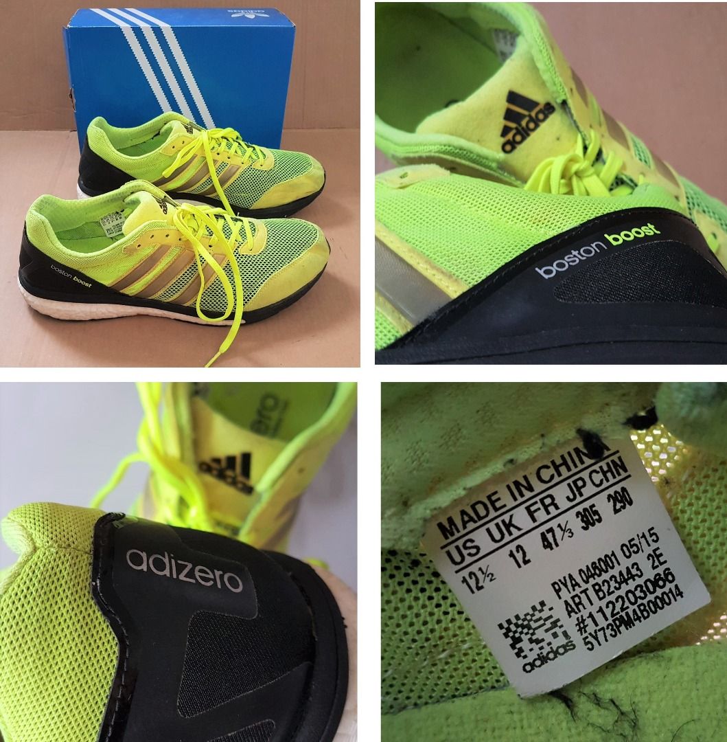 Adidas boston boost green best sale