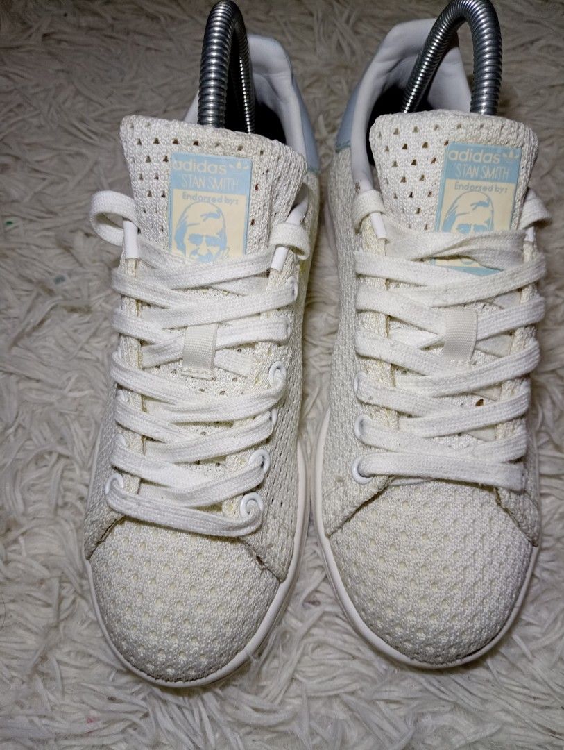 Stan smith blue on sale mesh