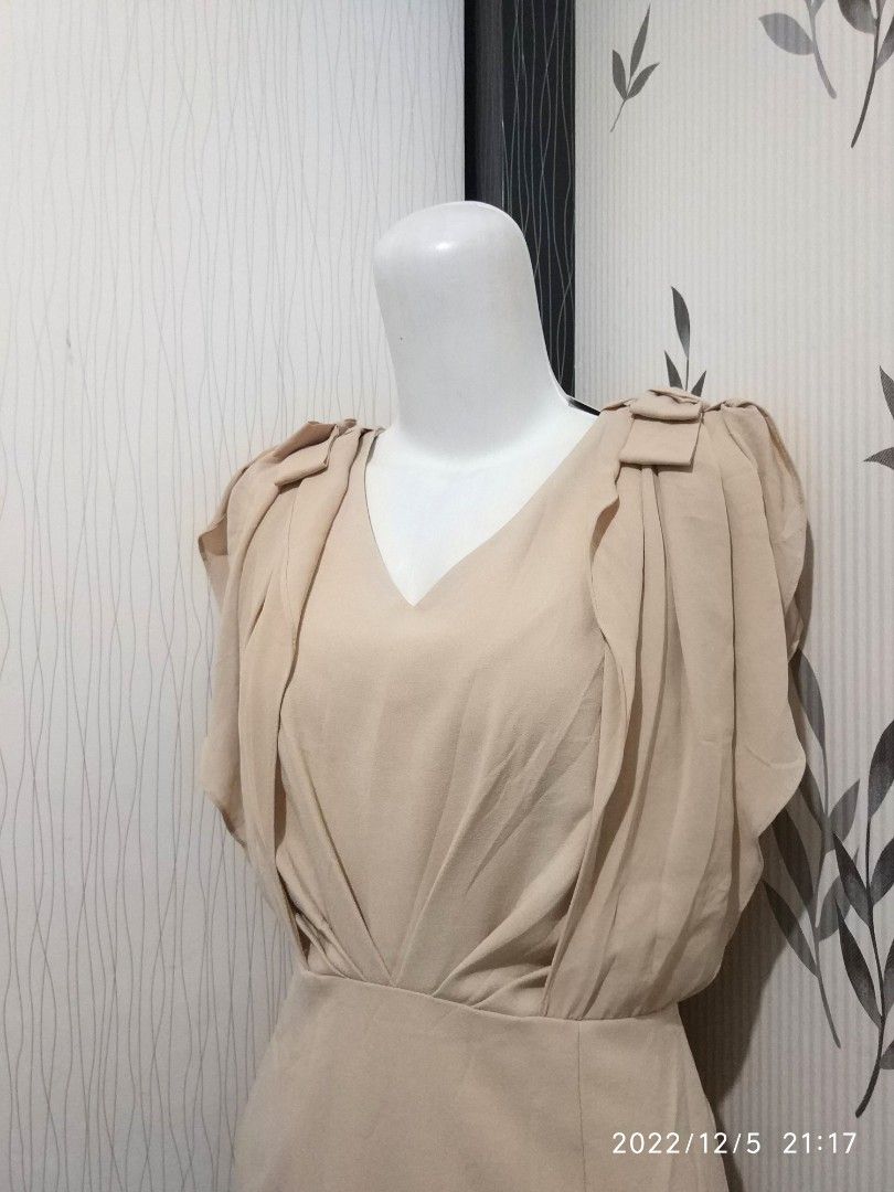 Aggie scuba maxi dress top