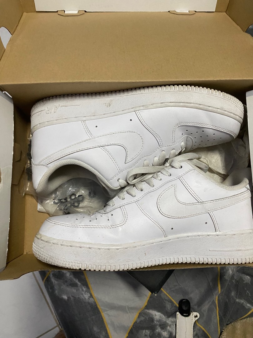 triple white air forces