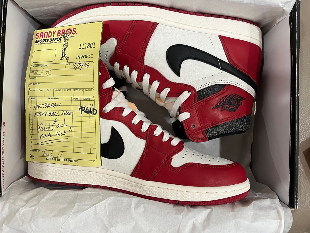Air Jordan 1 Lost and Found, Men's Fashion, Footwear, Sneakers on ...