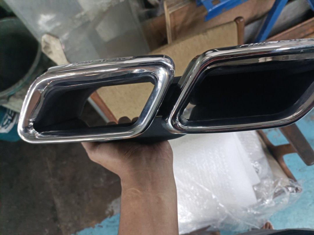 AMG quad exhaust tip for mercedes. Left and right., Car Accessories