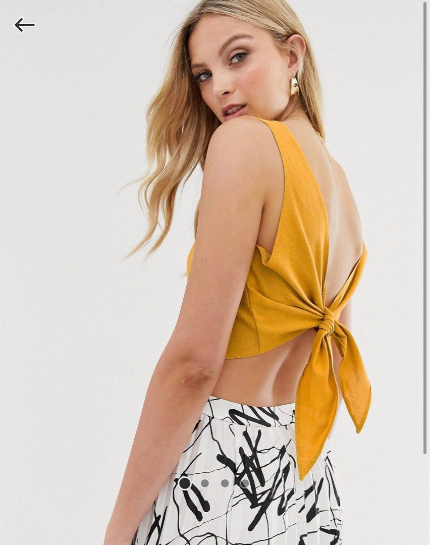 asos linen top